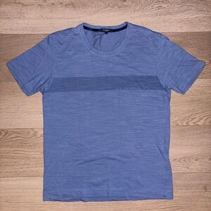Burberry Logo Print Blue T-Shirt